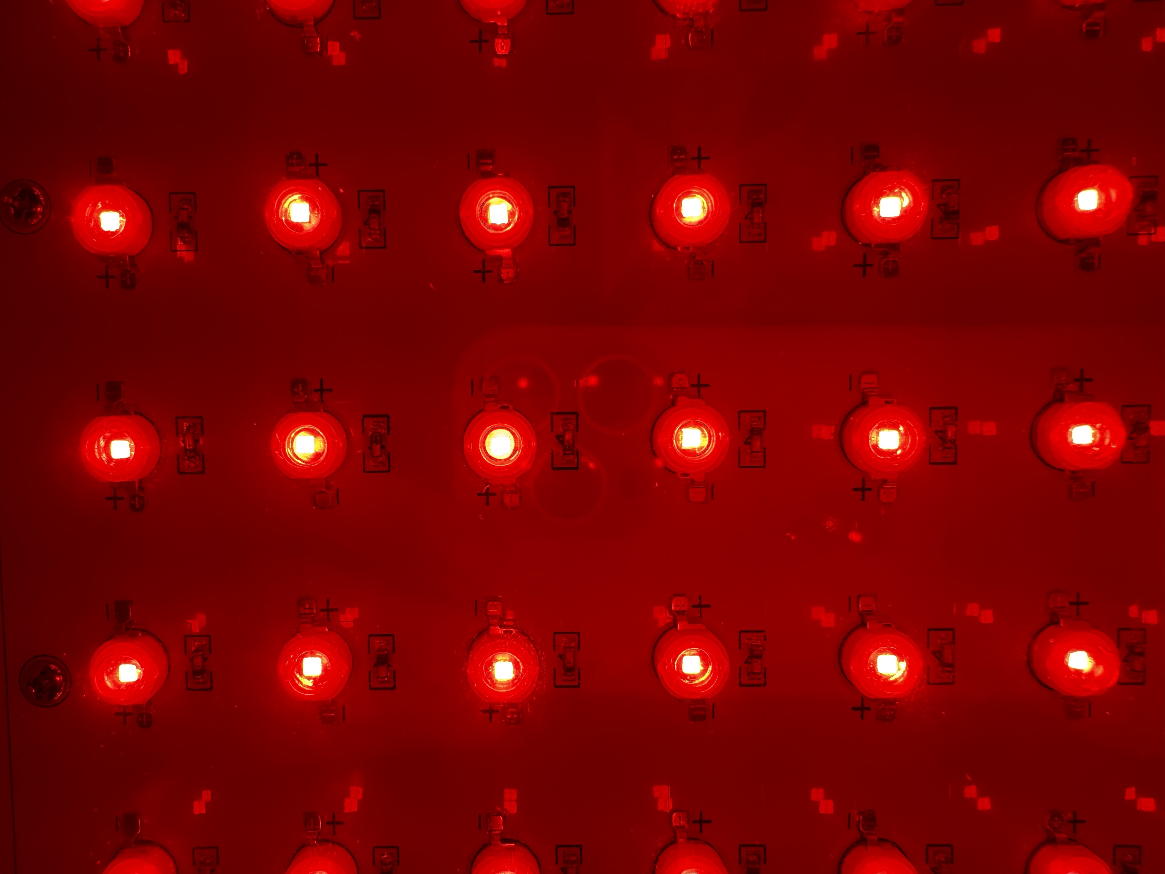 Red light LED therapy panel